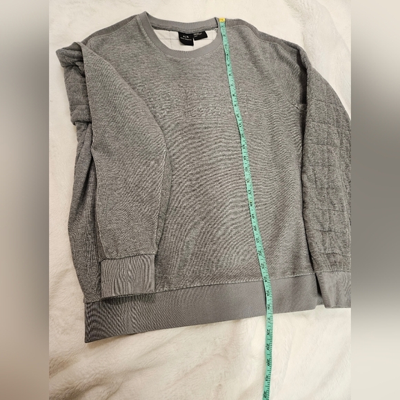 Armani Exchange Quilted Crewneck Sweatshirt - Picture 8 of 11